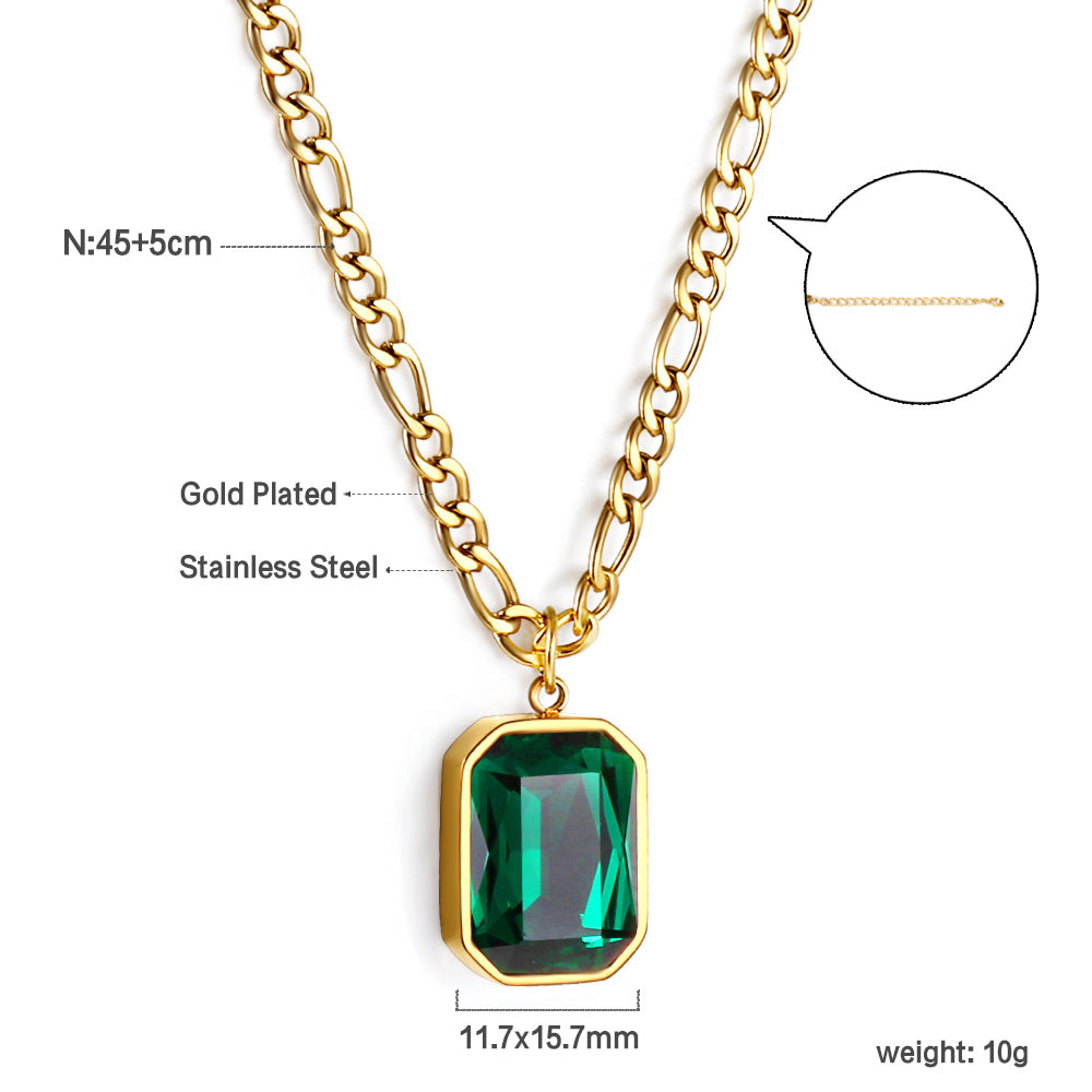 MONROE EMERALD | NECKLACE