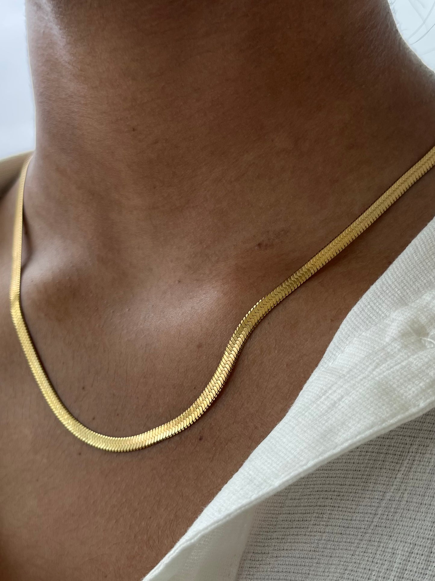 DIANA HERRINGBONE | NECKLACE