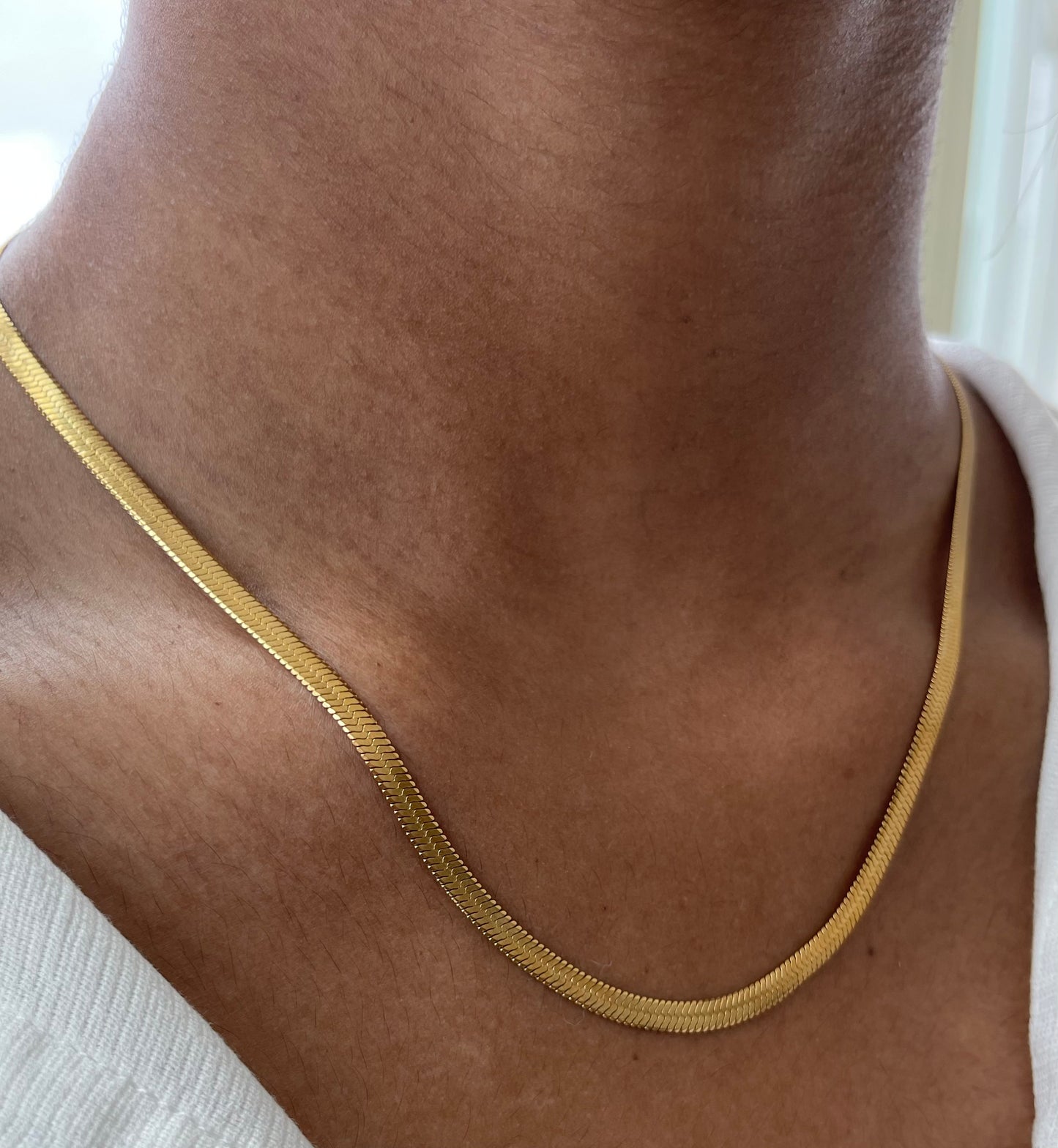 DIANA HERRINGBONE | NECKLACE