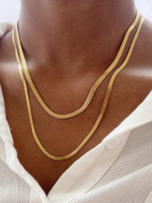 DIANA HERRINGBONE | NECKLACE