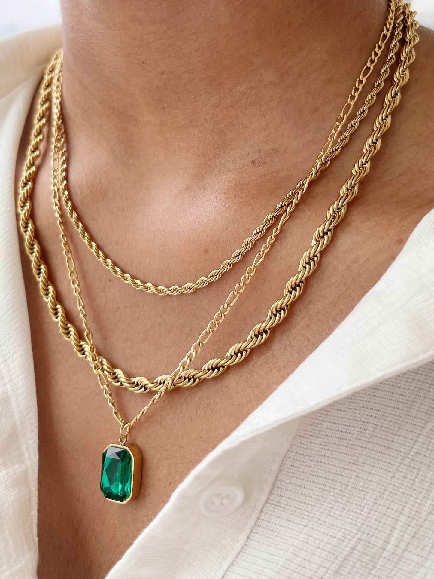 MONROE EMERALD | NECKLACE