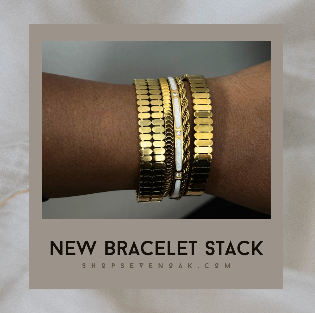 "Motion" Bracelet Stack